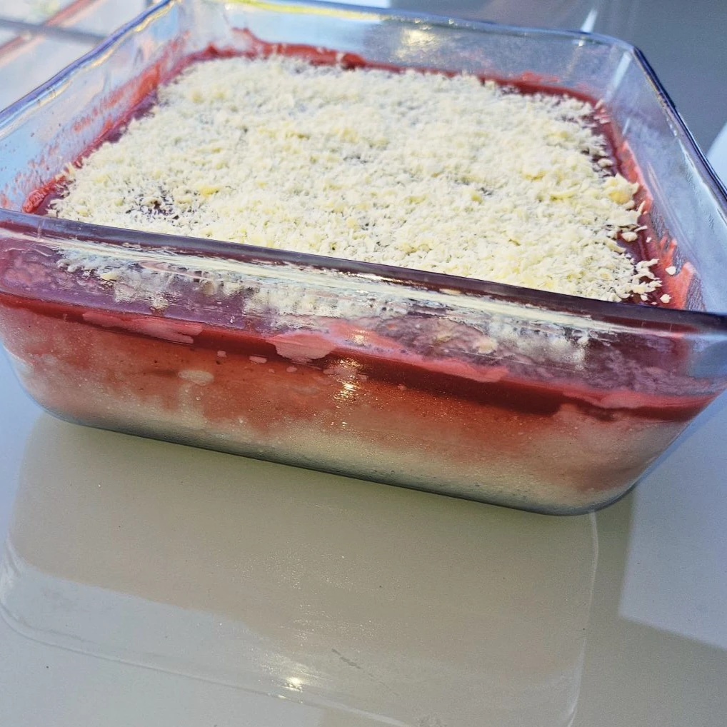 Spaghetti-Eis-Dessert